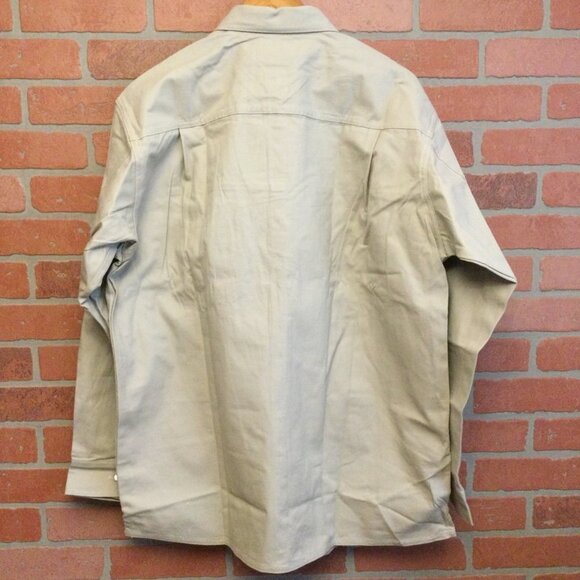 Vintage 90s Marlboro Gear men's shirt L NWT dead stock long sleeve button front - Picture 2 of 6